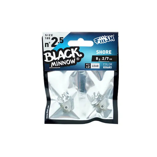 Black Minnow 105 mm N°2.5 2 Heads Shore – 8g – Khaki