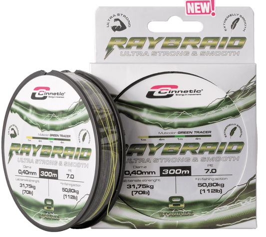 Raybraid 8 Green Tracer 300M